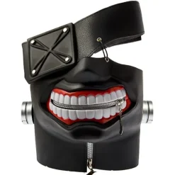 Halloween-maske Tredimensionel Ghoul Kaneki-maske COS-rekvisit Mask Anime-maske Cosplay-dekor