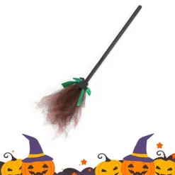 Heksekoste Mesh Dekoration til Halloween Fester og Håndlavede Projekter