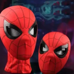 Hemma Hovedbeklædning Cosplay Bevægelige Øjne Maske Spider Man 1:1 Fjernbetjening Elastisk Maske_paris