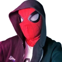 Hemma Hovedbeklædning Cosplay Bevægelige Øjne Maske Spider-Man 1:1 Fjernbetjening Elastisk Maske_paris