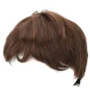 Herre Paryk Lysebrun Naturlig Fluffy Flot Åndbar Mesh Moderne Kort Hår Paryk