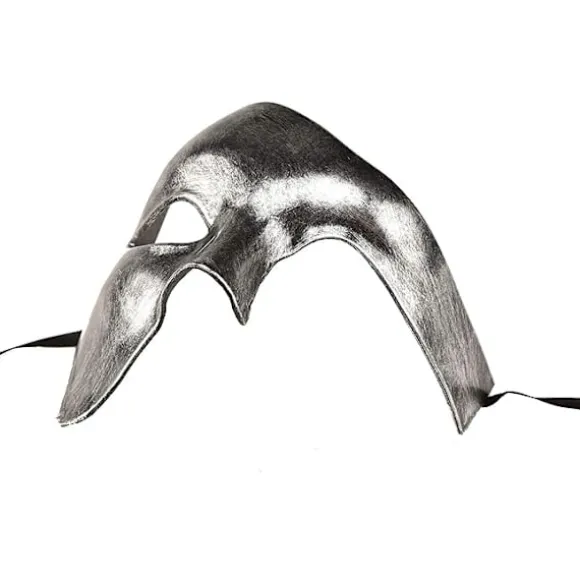 Herremaske Phantom of the Opera Masquerade Maske Halvmaske (Sort