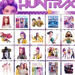 Heta 20 stk. K-POP Demon Hunters Midlertidige Tatoveringer Klistermærker Vandtætte&c&20stk. c-FA- c 20pcs