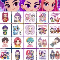 Heta 20 stk. K-POP Demon Hunters Midlertidige Tatoveringer Klistermærker Vandtætte&c&20stk. c c 20pcs