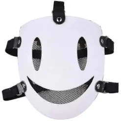 High-rise Invasion Sniper Cosplay Maske Anime Tenkuu Shinpan Yuka Makoto Hvidt Smil Maske Til Halloweenfest