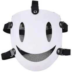 High-rise Invasion Sniper Cosplay Maske Anime Tenkuu Shinpan Yuka Makoto Hvidt Smil Maske Til Halloween Fest