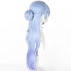 Himmelblå Cosplay Paryk - Højtemperaturfiber, Justerbar, Anime Rollespil