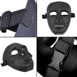 Hiphop-dansemaske Cosplay-maske til Halloween-maskeradefest