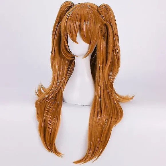Høj kvalitet Eva Asuka Langley Soryu Cosplay Varmebestandig Syntetisk Paryk Wig