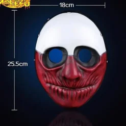 Høj kvalitet Halloween Scary Payday 2 Wolf Resin masker fest Cosplay masker mænd Joker Maskerade kjole kostume samling rekvisitter høj kvalitet