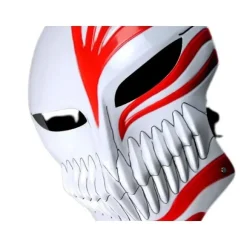 Højt Cartoon Død Ichigo Kurosaki Bleach Maske Julebal Maskerade Party Cosplay Halloween Cool Maske Gave til Mænd Dreng Legetøj (FMY) Red