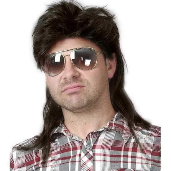 Hockeyfrisure Paryk Halloween Cosplay Kostume Parykker til Maskerade