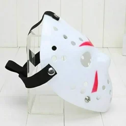 Horror Halloween Kostume Hockey Maske Fest Cosplay Rekvisitter (Sølv)
