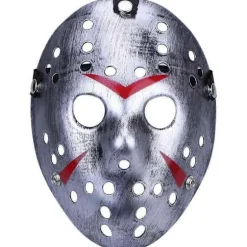 Horror Halloween Kostume Hockey Maske Party Rollespil Rekvisitter (Sølv)