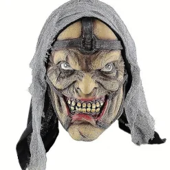 Horror Heksemaske Halloween Terror Latex Maske Skræmmende Cosplay Kostume Rekvisitter Fancy Dress Tilbehør
