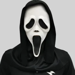 Horror Maske - Halloween Cosplay Horror Sjov Spøgelsesmaske - Scream Maske-FS- A