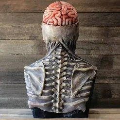 Horror Skelet Latexmaske 3D Realistisk Fuld Hovedkranium