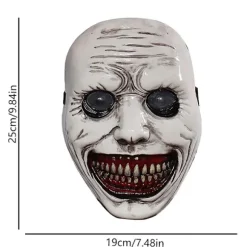 Horror The Exorcist Smilende Ansigt Dæmon Maske Cosplay Ond Krybende ONESIZE