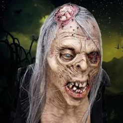 Horror The Walking Dead Zombie Maske Uhyggelig Halloween Kostume Horror Blodig Voksen Halloween Dekoration Rekvisitter
