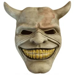 Horrorfilm The Grabber Cosplay Maske Halloween Maskerade Karneval Uhyggelig Maske Kostume Tilbehør Til Voksne Gray