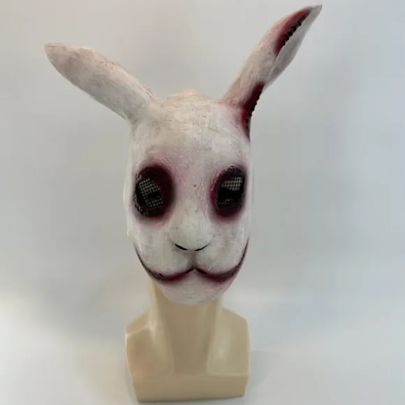 Hot Selling Holiday Headset latex Maske Blodig Kanin udklædning Hal