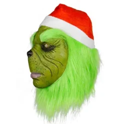How the Grinnch Stole Mask Spil Skræmmende Ond Halloween Jul Voksen