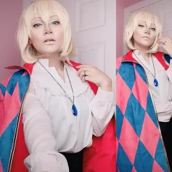 Howl Kostume Paryk Anime Howl's Moving Castle Cosplay Kostumer Paryk Jakke Halskæde Halloween Kostumer til Kvinder Mænd Stil 3 Stil 3CJY Style 3 XXL | Fyndiq