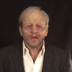 Humanoid Bedstefar Latex Maske Halloween Gammel Mand Hoved Horror Sjove Paryk Rekvisitter, CJY