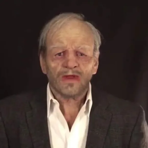 Humanoid Bedstefar Latex Maske Halloween Gammel Mand Hoved Horror Sjove Paryk Rekvisitter, CJY