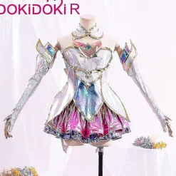 Hurtig levering Dokidoki-r Spil Lol Cosplay League Of Legends Kaisa Star Guardian Kostume Star Guardian Kaisa Cosplay Cosplay Paryk Plus Size Paryk Wig M | Fyndiq