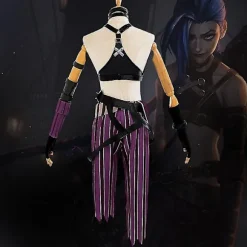 Hurtig levering Lol Jinx Cosplay Kostume Uniform Outfits League Of Legend - Perfekt Kun Paryk Only Wig-XM3- Only Wig One Size