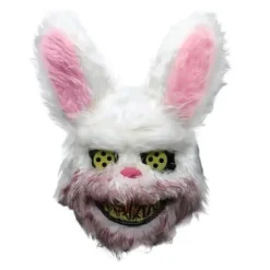 Hvid Kanin Maske Blodig Grusom Skræmmende til Halloween Fest Kostumer Cosplay