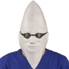 Hvid Måne Maske Hovedbeklædning Cosplay Fest Sjove Rekvisitter