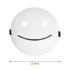 Hvidt Smil Drøm Maske Cosplay Maske Rekvisitter Til Halloween Udklædning Karneval Fest