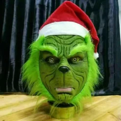 Hvordan Grinchen stjal julen Maske Julefest Cosplay Kostume Sjov Udklædning
