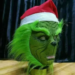 Hvordan Grinchen stjal julen Maske Julefest Cosplay Kostume Sjov Udklædning