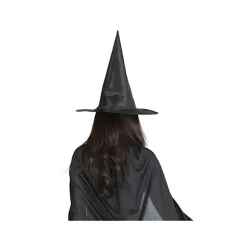 Häxhatt halloween häxdräkt svart