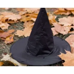 Häxhatt halloween häxdräkt svart