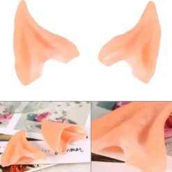 IC 8 par spidse elf-ører, Halloween Cosplay, Latex Vinyl Monster Vampyr Kostume, Damer, Børn, Teenagere, Herrer (hudfarve)
