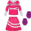 IC 3-10 år Pige Zombies 3 Cheerleader Kostume Cosplay Kostumer Sæt Z CNMR 9-10 År