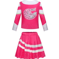 IC 3-10 år Pige Zombies 3 Cheerleader Kostume Cosplay Kostumer Sæt Z CNMR 9-10 År
