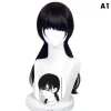 IC Anime Chainsaw Man Mitaka Asa Cosplay Paryk Asa Mitaka Lang Sort Black One Size