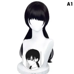 IC Anime Chainsaw Man Mitaka Asa Cosplay Paryk Asa Mitaka Lang Sort Black One Size