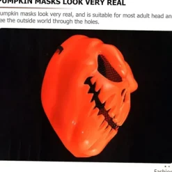 IC Halloween Gysermasker 4-pak Prom Spøgelsesdragt Skelet Græskar Hoved Dragt Børnegaver Halloween Græskar Kostume