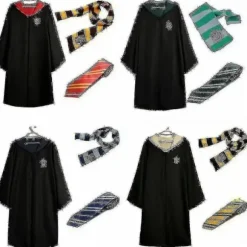 IC Harry Potter Cosplay Kostume Gryffindor Ravenclaw Robe Kappa Voksen Barn Kjole CNMR Grøn XL