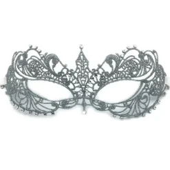 IC Maskerade Festmaske, Sølvblonder og Diamantmaske