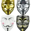 IC 4-pak Halloween V for Vendetta maske sæt, Anonyme masker, Fest, World Book Week, Halloween Kit