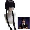 IC Pigeparyk Wednesday Addams Family Thing Peruk Cosplay Party Dekorationer zy