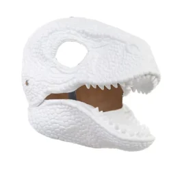 Iøjnefaldende dinosaurmaske, Dino-maske med bevægelig kæbe, Latex-hovedbeklædning med åbning og bevægelig kæbe, Cosplay-festfødselsdag Halloween Jul | Fyndiq
