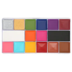 IMAGIC 16 farver ansigts- og kropsmaling oliepalet Halloween Cosplay kostume makeup